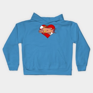 Hogfish Diver Kids Hoodie